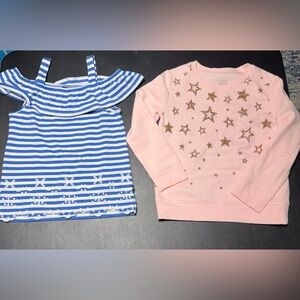 Girls Lot of 2 Miscellaneous Brand Tops - Size 6X